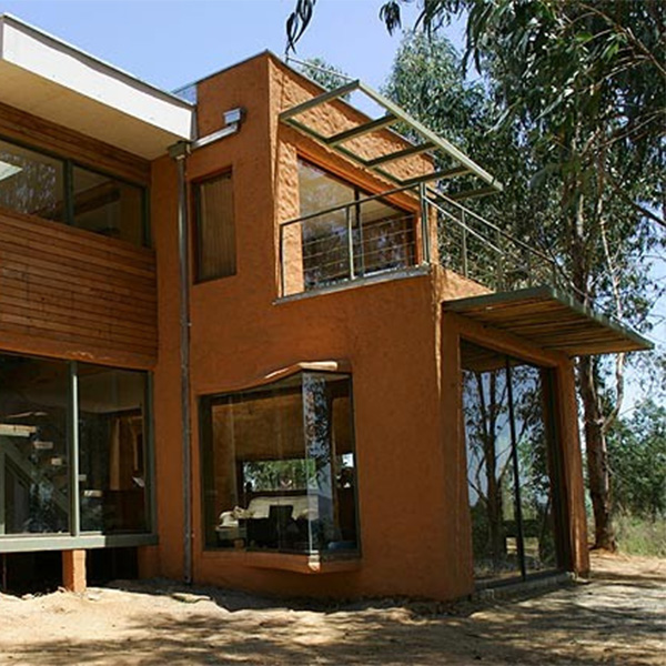 Casa construída en Adobe